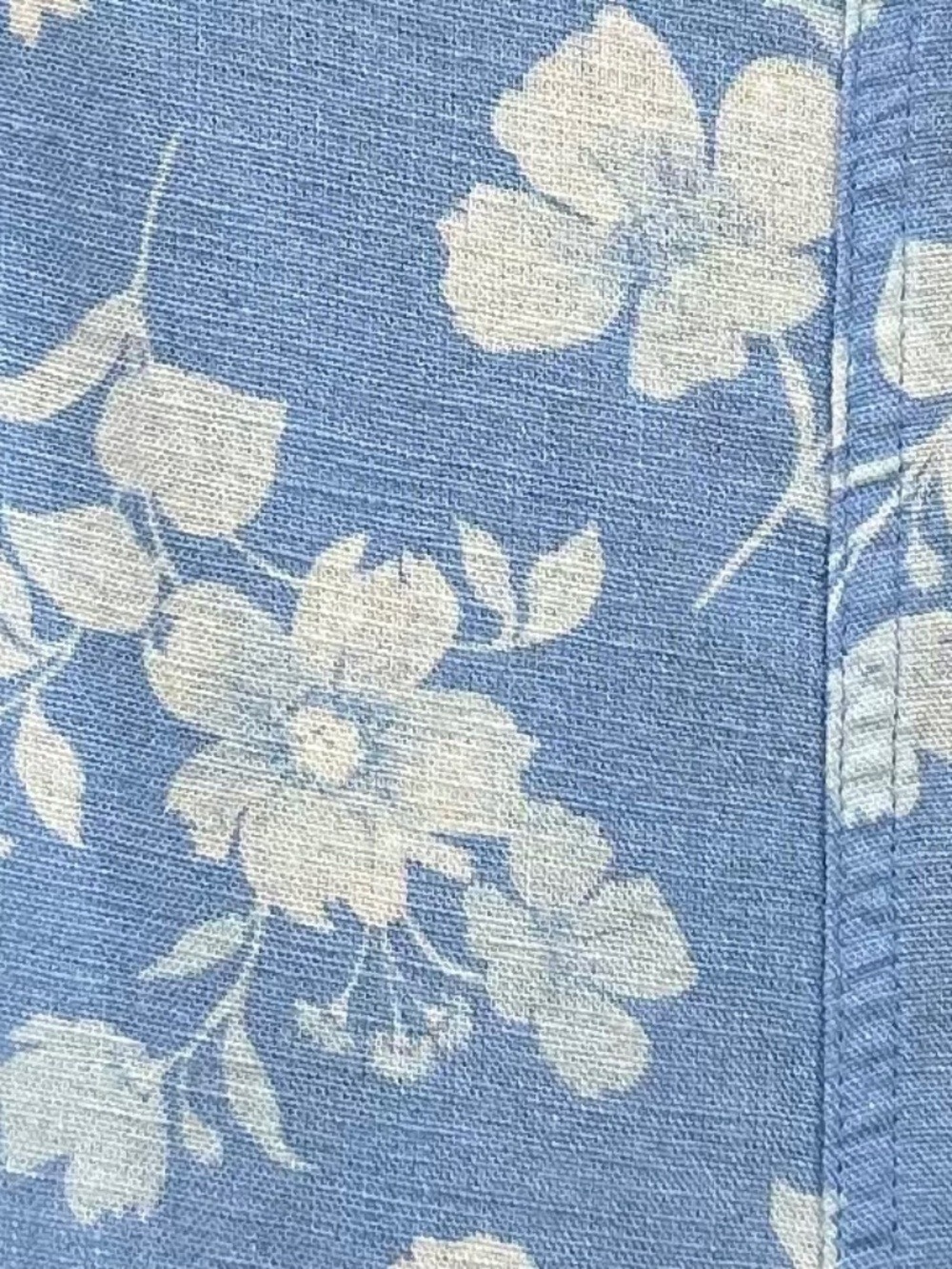 Old Navy NWT Blue Floral Sleeveless Linen Midi Dress Size XXL - Picture 6 of 11